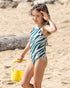 Swimsuit in Butterflight Terracotta